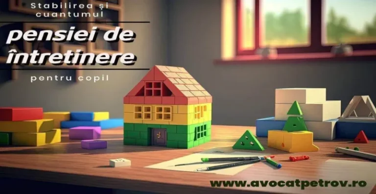 Stabilire si cuantum pensia de întreținere pentru copil