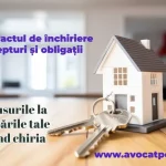 Contractul de închiriere - drepturi și obligații