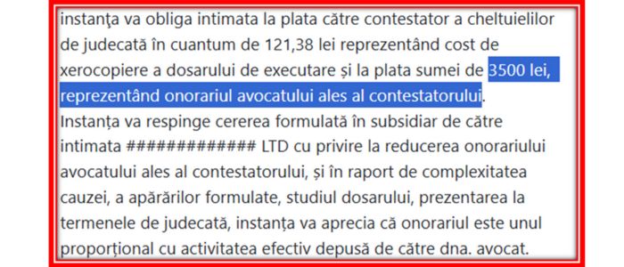 Onorariu avocat Constanța – contestație la executare silită