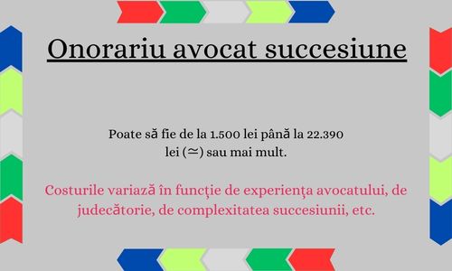 Onorariu avocat succesiune sau cât costă un avocat pentru un proces de moștenire