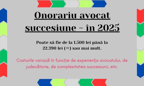 onorariu avocat succesiune mostenire constanta