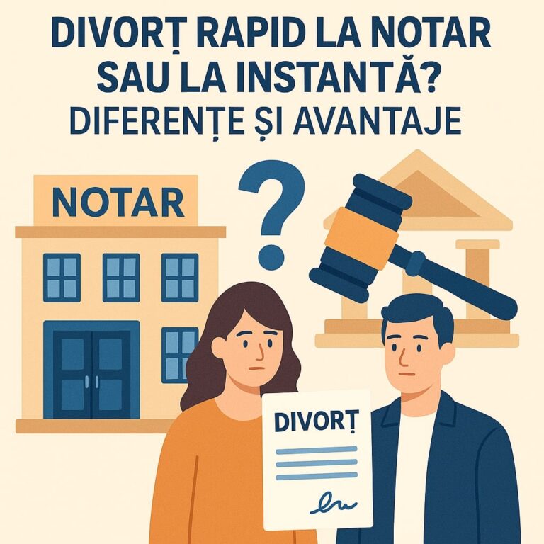 Divorț rapid la notar sau la instanță? Diferențe și avantaje