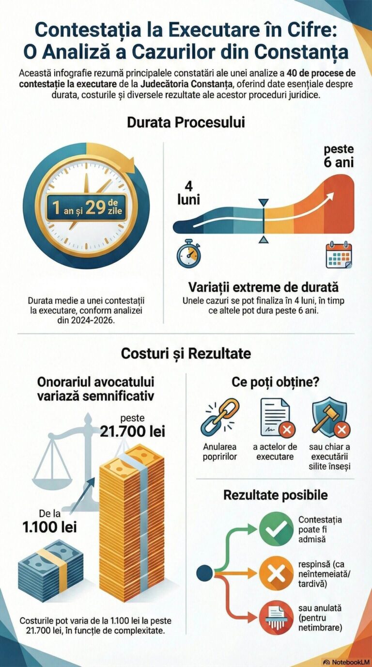 Cât durează o contestație la executare? – actualizare