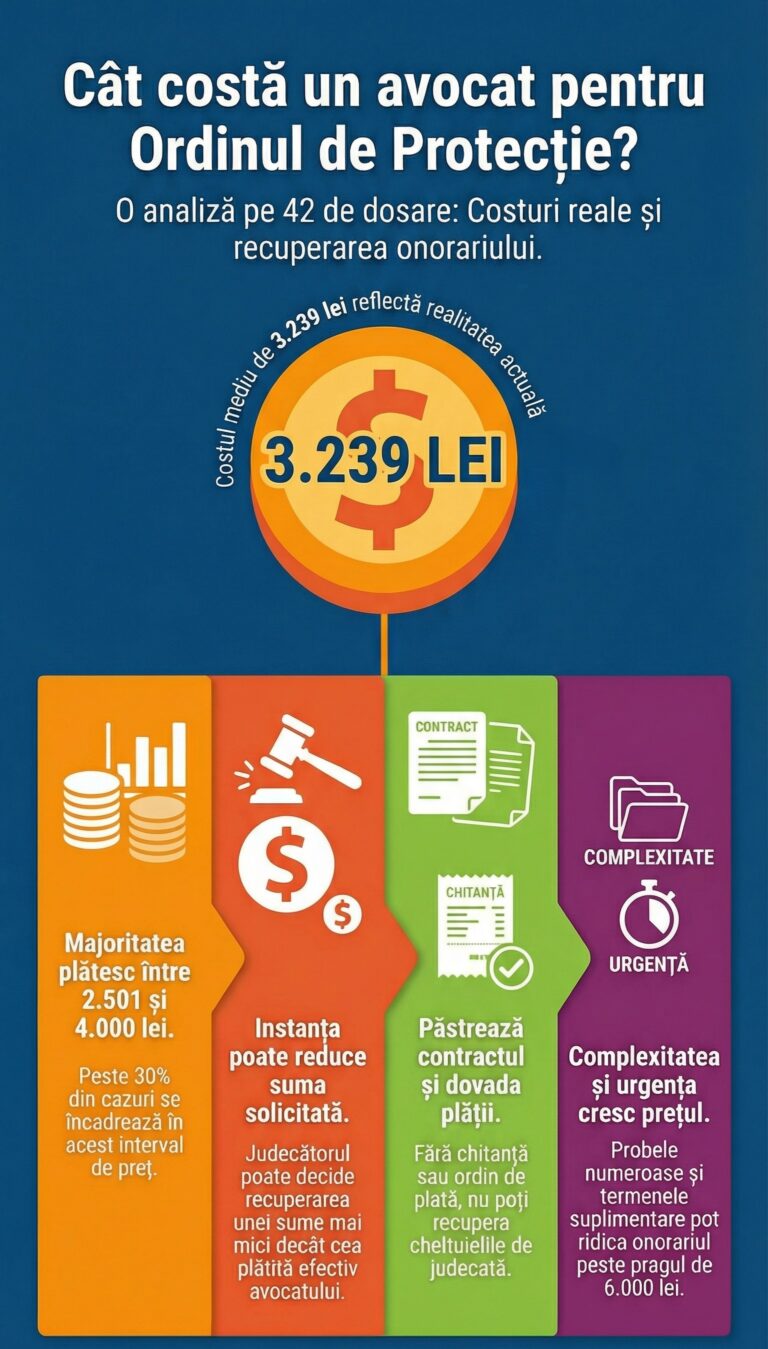 Cât costă un avocat pentru ordin de protecție?