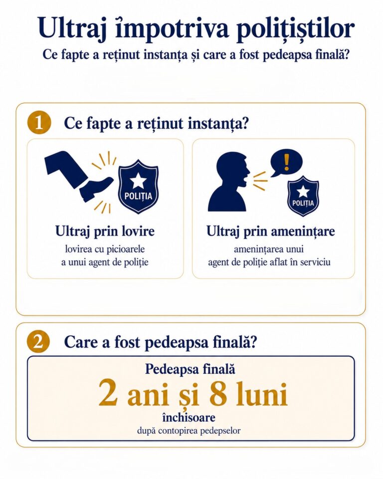 Ce se întâmplă dacă înjuri și ameninți un polițist