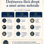 Ce riști dacă ai acasă o armă neletală fără autorizație?