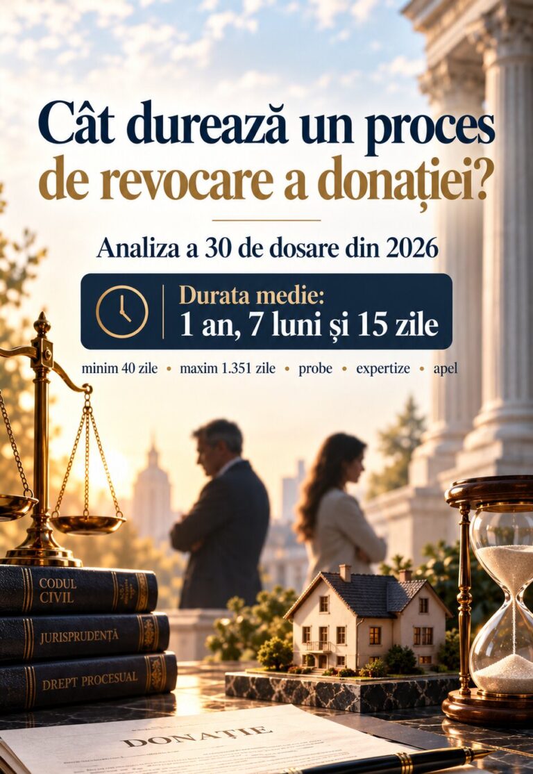Cât durează un proces de revocare a donației?